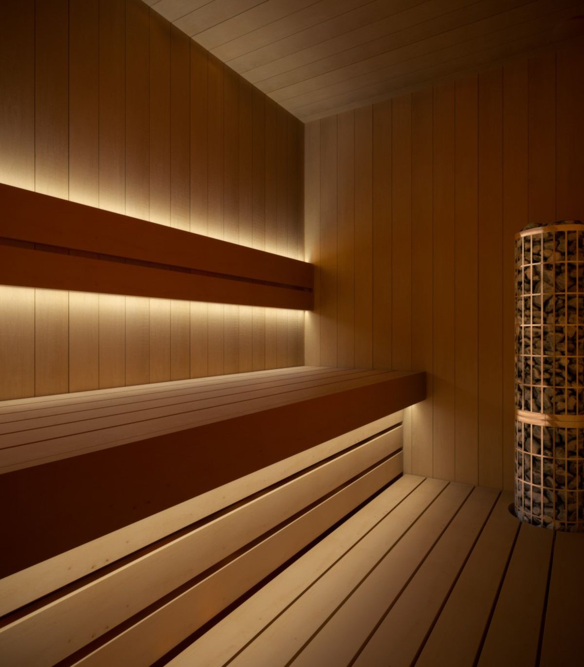 LED sauna lights