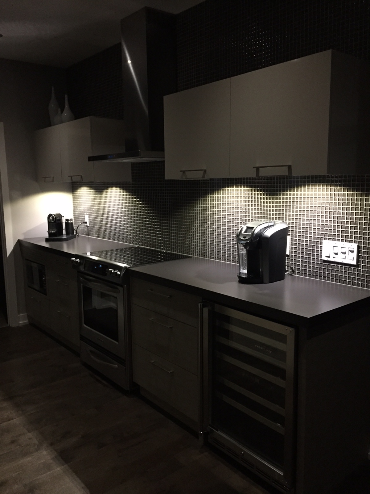 éclairages LED de cuisine