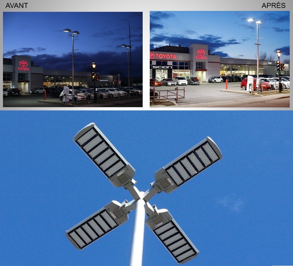 Lumières LED commerciales