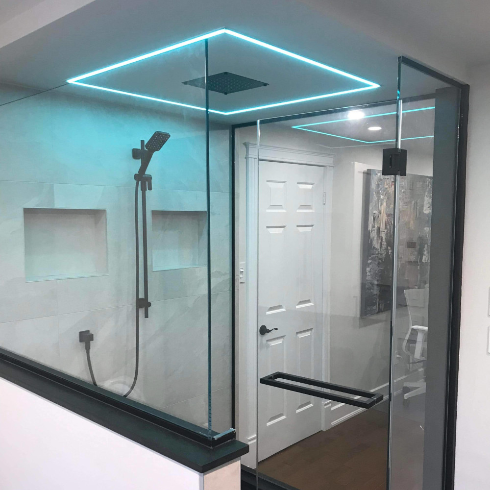 éclairages LED de douche