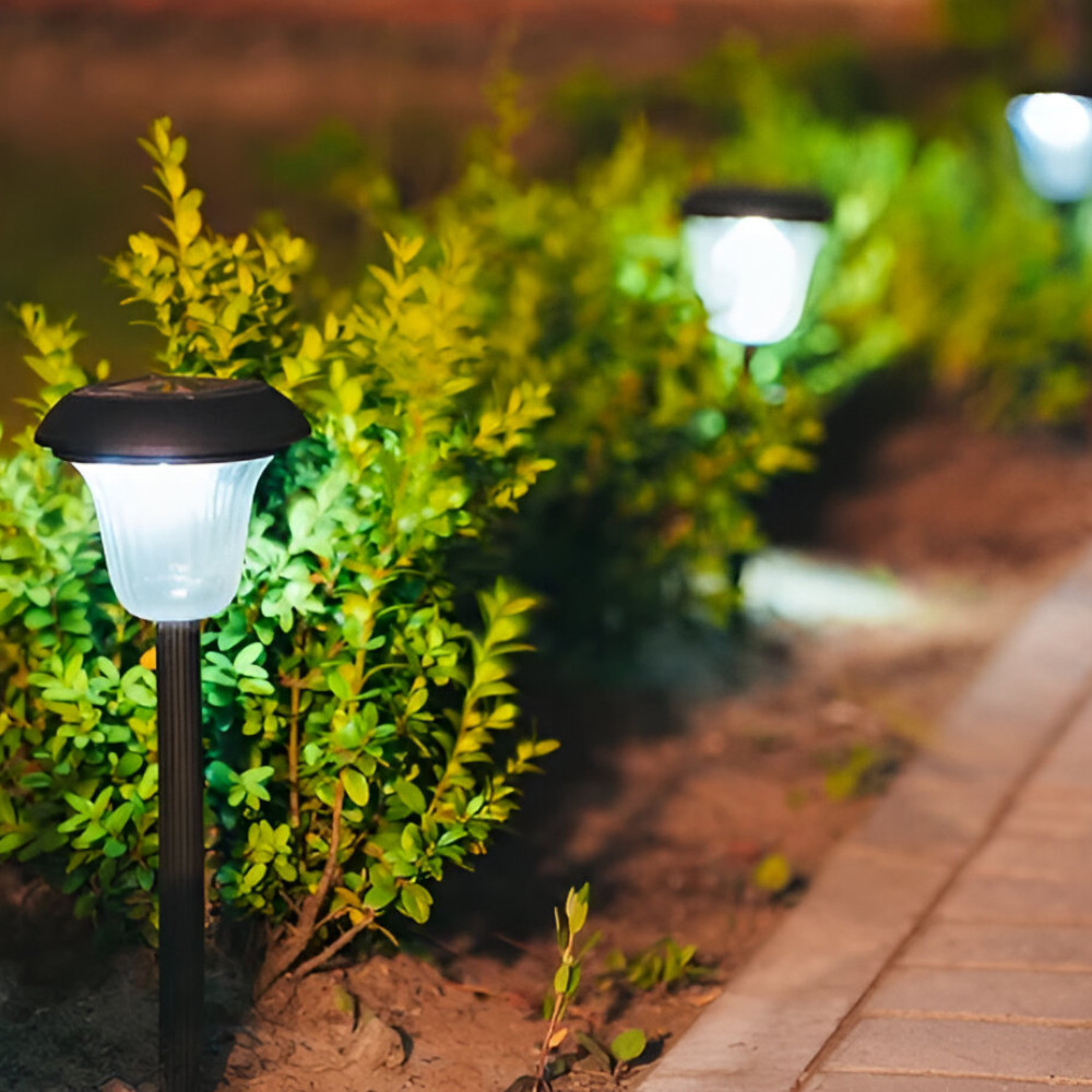 luminaires solaires LED d'extérieur