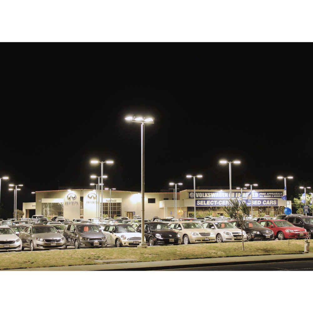 LED street lights for roads and parking lots