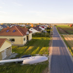 LED street lights for roads and parking lots