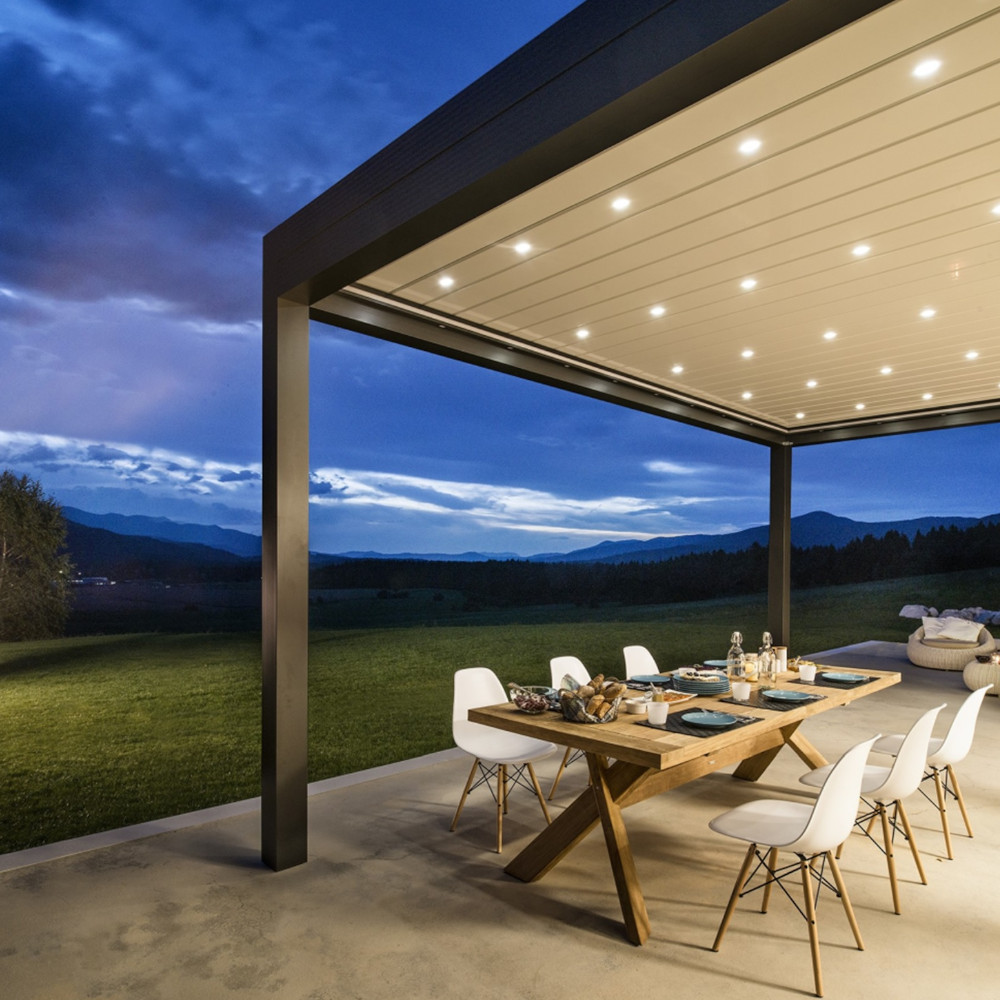 lumières LED pour pergola