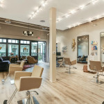 lumières LED de salon de coiffure