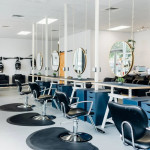 lumières LED de salon de coiffure