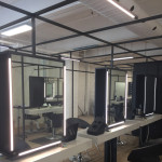 lumières LED de salon de coiffure