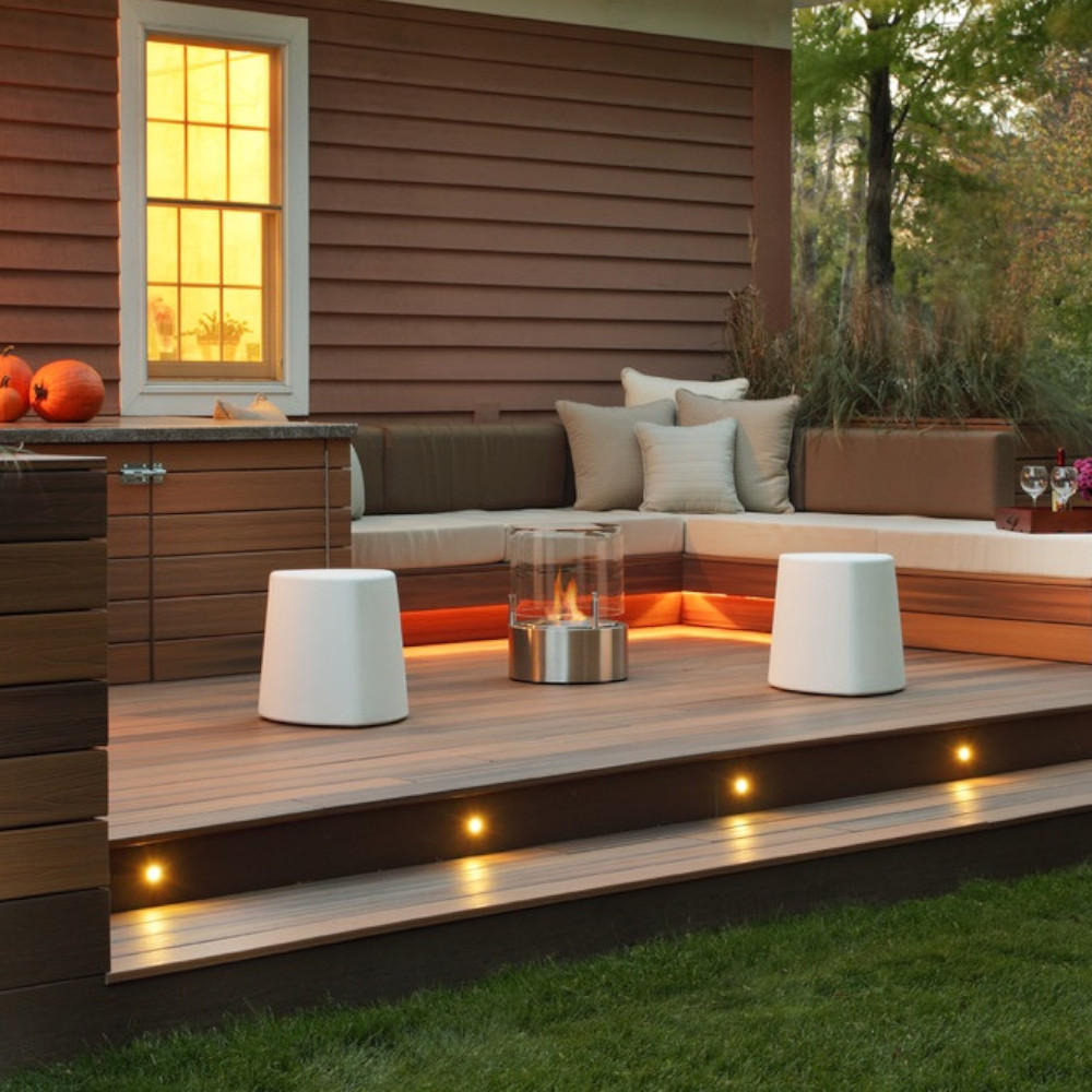 éclairages LED de terrasse