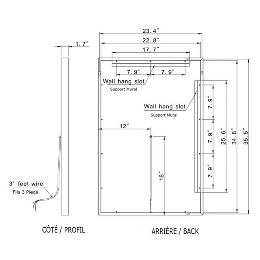 GALAXY II LED MIRROR