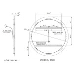 MIROIR LED HARMONIE ROND