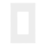 SINGLE SCREWLESS WALL PLATE