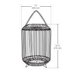 LUMINAIRE LED SOLAIRE TULUM - 19''