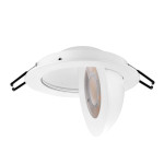 SWIVEL LED RECESSED 4'' DLS ROUND - 9W