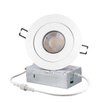 SWIVEL LED RECESSED 4'' DLS ROUND - 9W