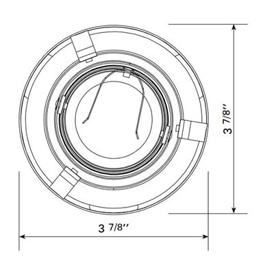 GU10 TRIM - ADJUSTABLE ROUND