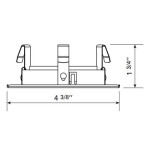 GU10 TRIM - ADJUSTABLE SQUARE