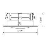 GU10 TRIM - SQUARE/SHOWER