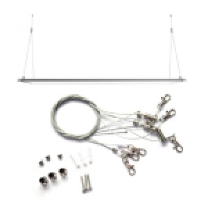 KIT DE SUSPENSION POUR PANNEAUX LED RADIOFRÉQUENCE