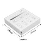 CONTRÔLEUR MURAL 4 ZONES RF MILGT - BLANC (B1)