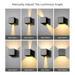 LUMINAIRE MURAL LED EXTÉRIEUR AJUSTABLE