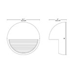 EXIL OUTDOOR LED WALL LIGHT FIXTURE