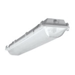 4' FIXTURE - 2 TUBES - POLYCARBONATE LENS - IP65