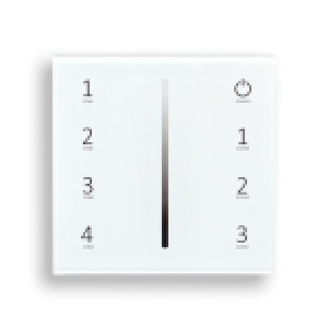 4 ZONE W21 WALL CONTROLLER - WHITE LEDCO