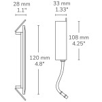 120V LED RECESSED 4'' DLF FLAT - 9W