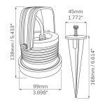 PICO LED OUTDOOR SPOTLIGHT (12-24V)