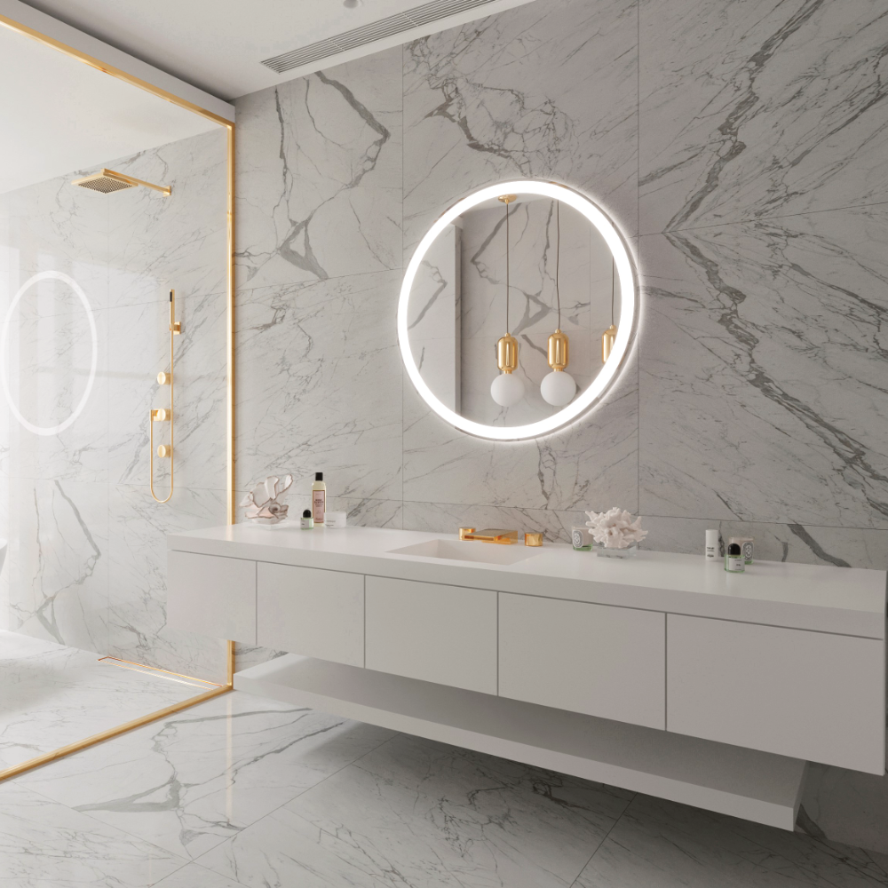 MIROIR LED GALAXY ROND