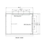 MIROIR LED PARIS GIVRÉ RÉTRO-ÉCLAIRÉ