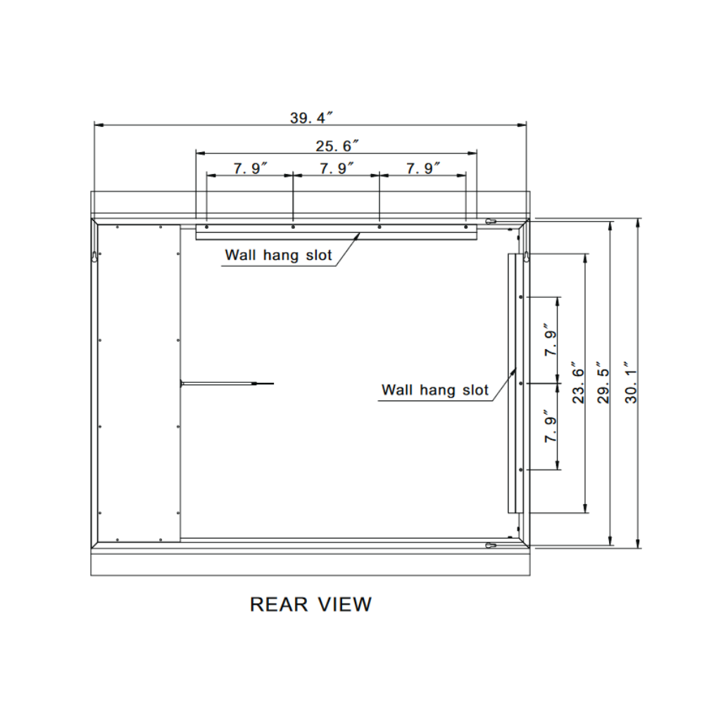 MIROIR LED PARIS GIVRÉ RÉTRO-ÉCLAIRÉ