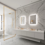 MIROIR LED RECTANGLE GIVRÉ RÉTRO-ÉCLAIRÉ