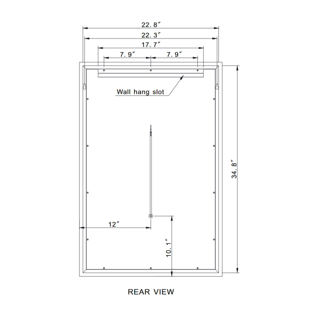 MIROIR LED HOLLYWOOD
