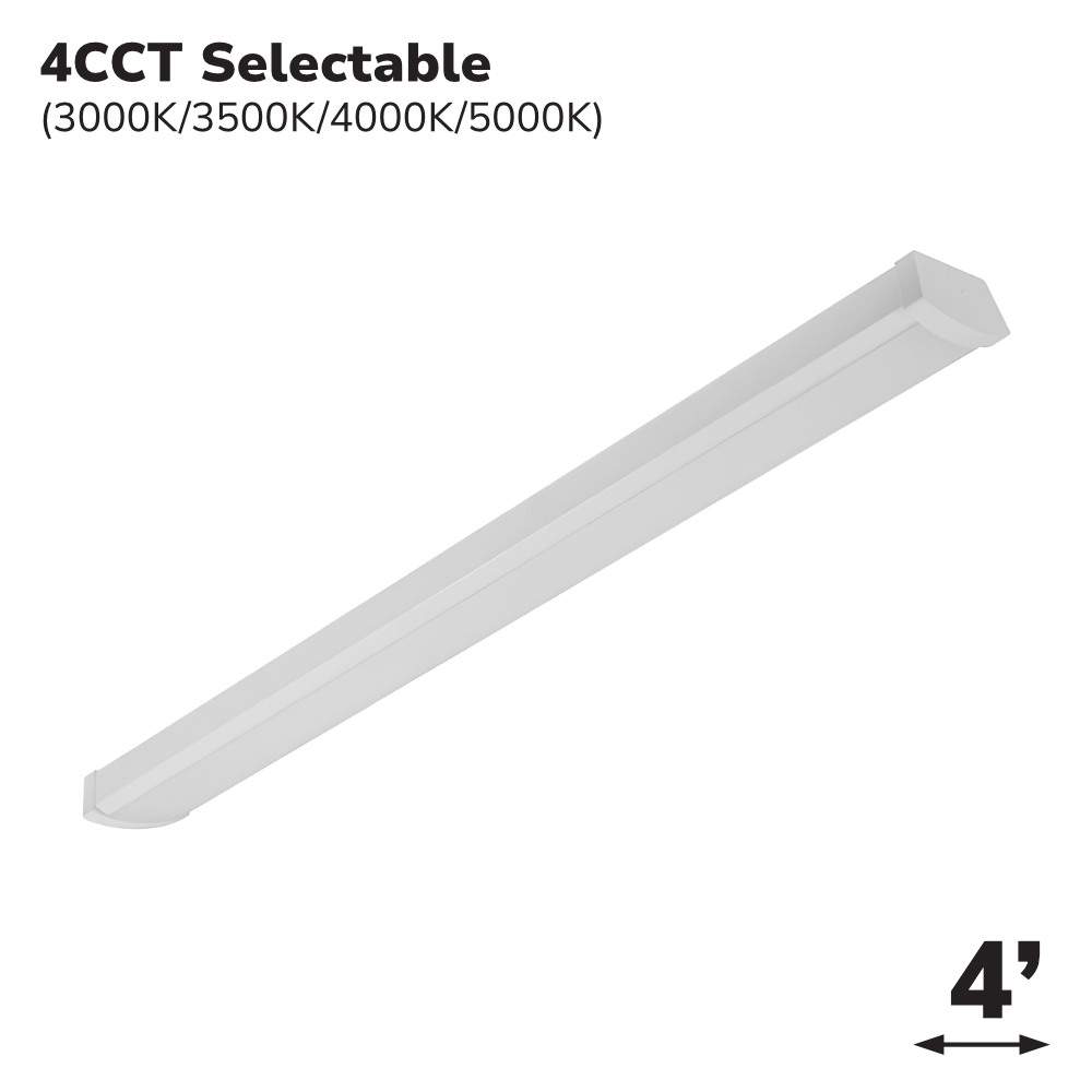 WRAPAROUND LINEAR FIXTURE 4' 4CCT 40W