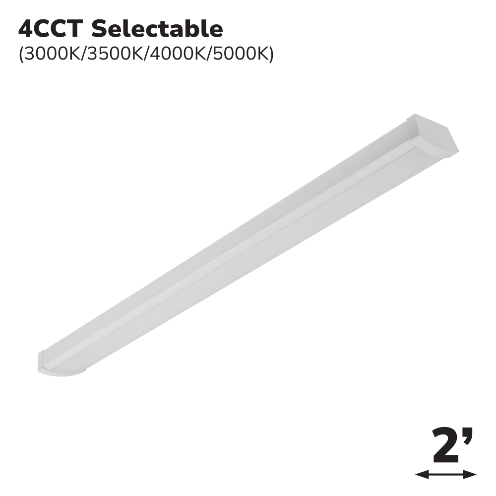 WRAPAROUND LINEAR FIXTURE 4' 4CCT 20W