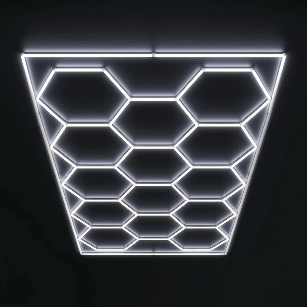 HEXAGONAL LED CEILING LIGHT 6500K (14 HEXS)