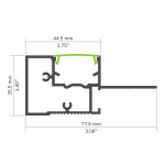 PROFILÉ ALUMINIUM #695