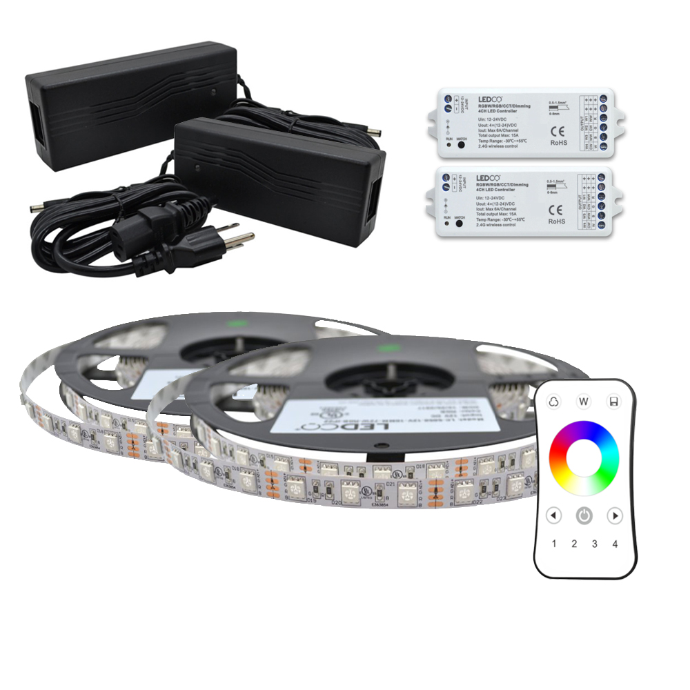 Kit de Démarrage - 10M de Ruban LED RGB-W (30K)