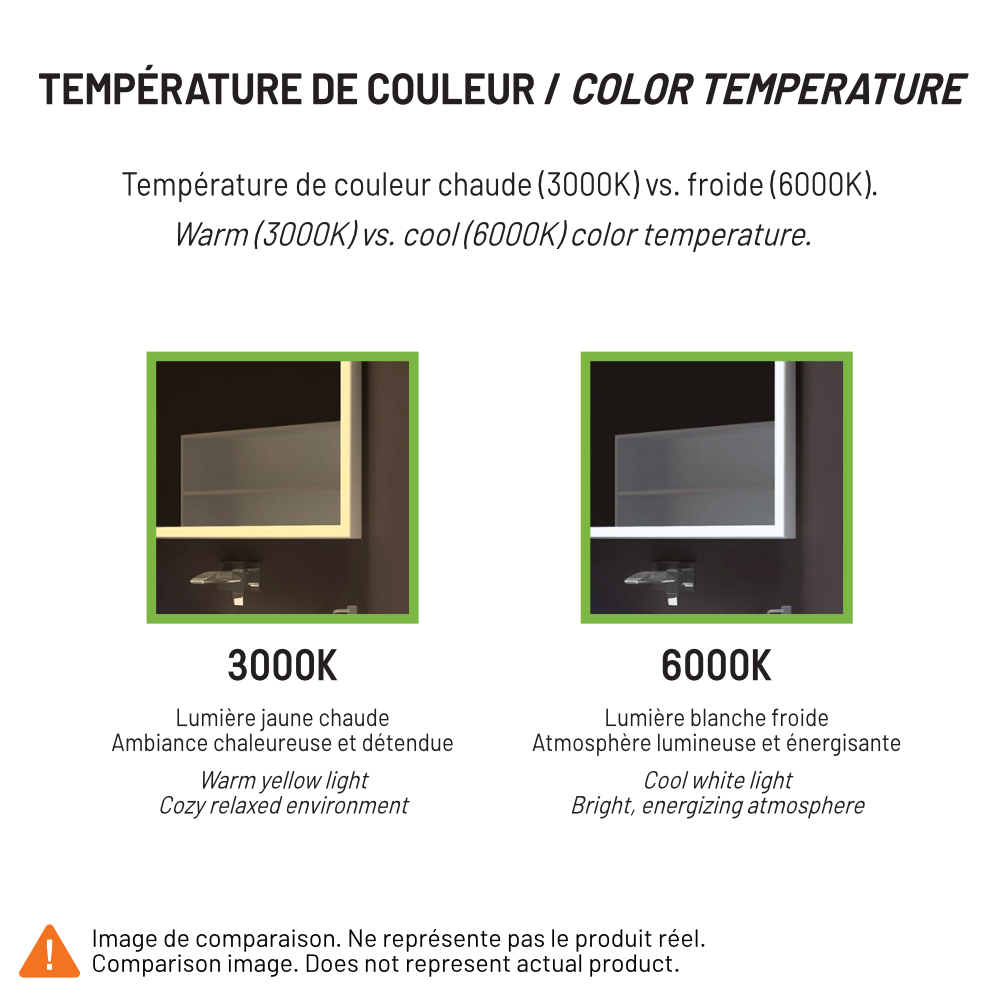 CHIC RECTANGLE LED MIRROR