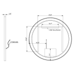 GHOST ROUND LED MIRROR