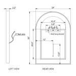 CHIC ARCH LED MIRROR