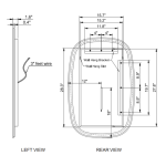 MIROIR LED ORIGINAL CAPSULE RÉTRO-ÉCLAIRÉ