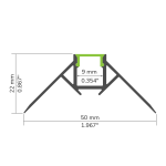 PROFILÉ ALUMINIUM #95