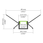 ALUMINUM PROFILE #96