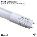 T8 5CCT LED TUBE 4' - 13W