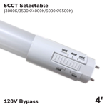 T8 5CCT LED TUBE 4' - 16W