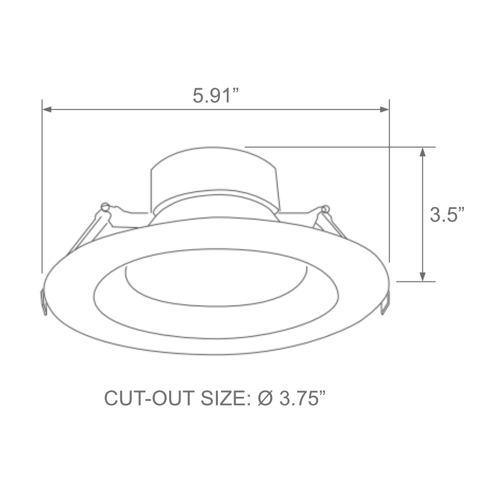 ROUND COMMERCIAL LED DOWNLIGHT