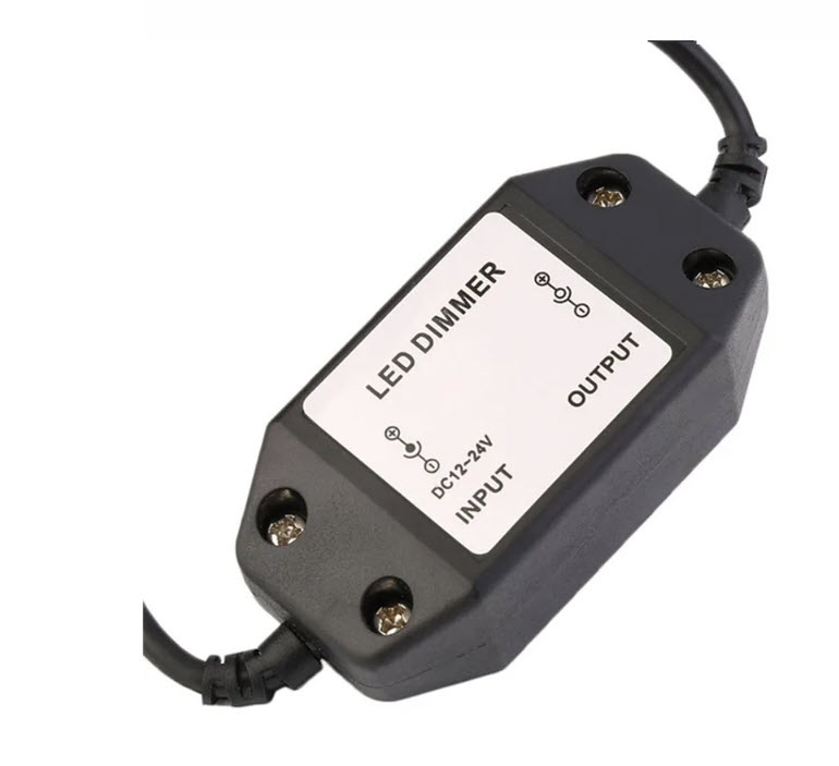 GRADATEUR LED 9-24V ROULETTE - NOIR (2A)