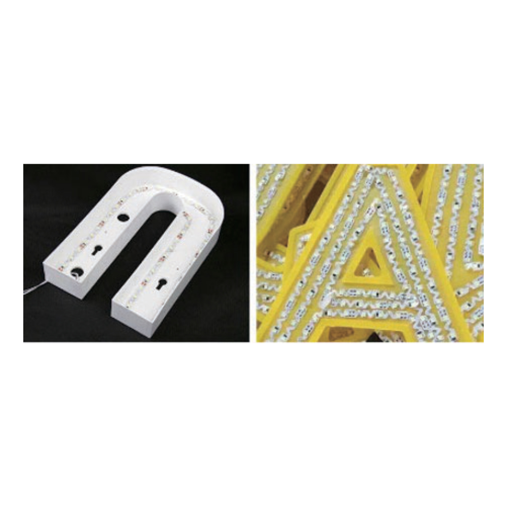 (BENDABLE) ZIG ZAG LED STRIP 9.6W/M